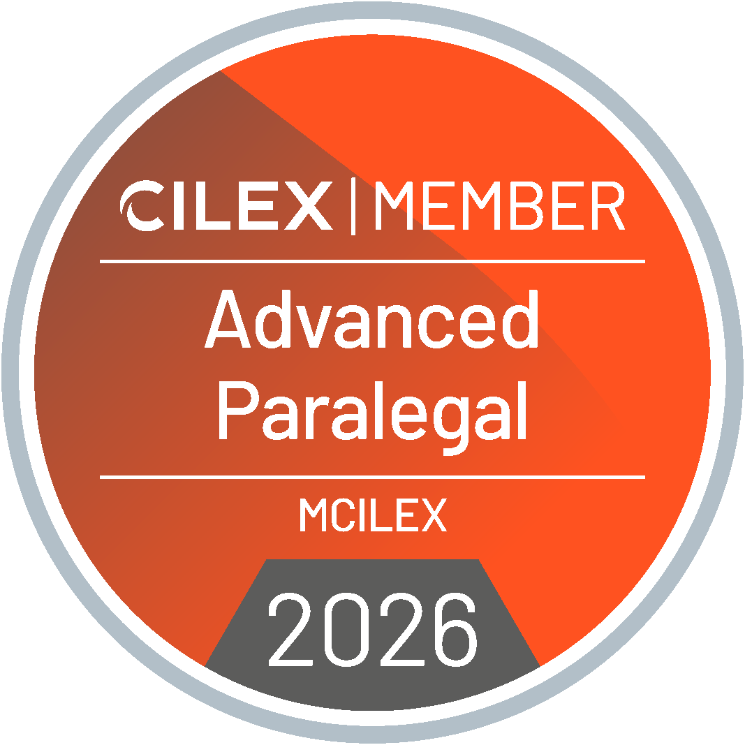 CILEX Member Advanced Paralegal MCILEX 2026 badge